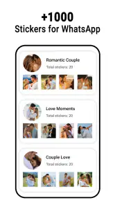 Stickers de amor - WASticker screenshot