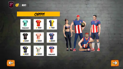 Juegos de fútbol callejero screenshot
