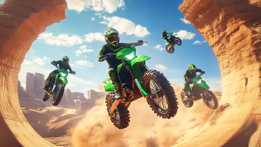 Stunt Motorcycle Racing Game screenshot