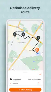 Takeaway.com Courier screenshot