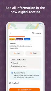 Takeaway.com Courier screenshot
