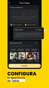 Talkie: IA Personalizada screenshot
