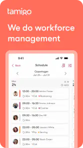 tamigo screenshot
