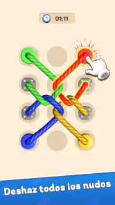 Tangle Rope 3D: Desatar nudos screenshot