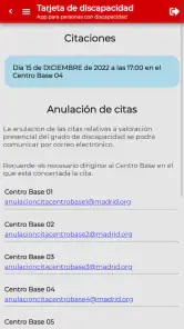 Tarjeta de discapacidad screenshot