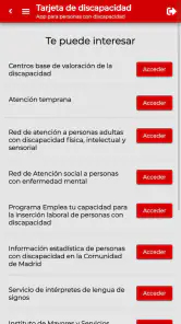 Tarjeta de discapacidad screenshot