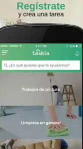 Taskia, servicios a domicilio screenshot