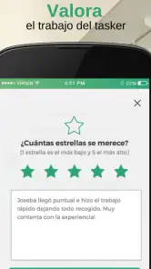 Taskia, servicios a domicilio screenshot
