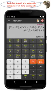 TechCalc+ Calculadora screenshot