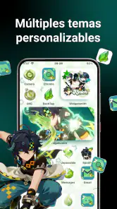 Tema de Teléfono Iconos Widget screenshot