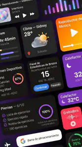 Tema de Teléfono Iconos Widget screenshot