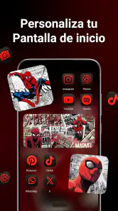 Tema de Teléfono Iconos Widget screenshot