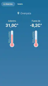 Temperatura actual screenshot