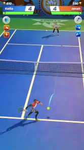 Tennis Clash: Juego JvJ screenshot