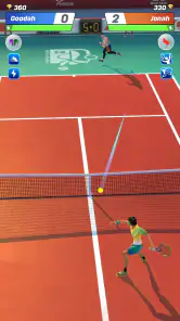 Tennis Clash: Juego JvJ screenshot