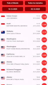Terremotos - Alertas screenshot