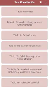 Test de Constitución Española screenshot