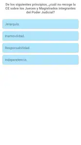 Test de Leyes para oposiciones screenshot