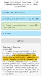Test de Leyes para oposiciones screenshot