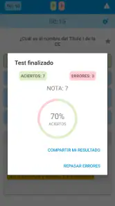 Test de Leyes para oposiciones screenshot