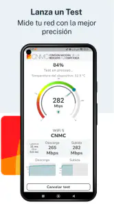 Test Velocidad de la CNMC screenshot
