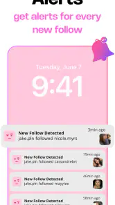 The Ick: Recent Follow Tracker screenshot