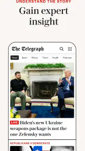 The Telegraph UK Latest News screenshot