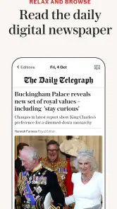 The Telegraph UK Latest News screenshot