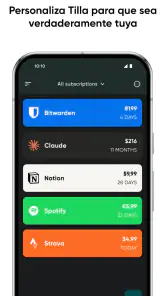 Tilla Premium screenshot