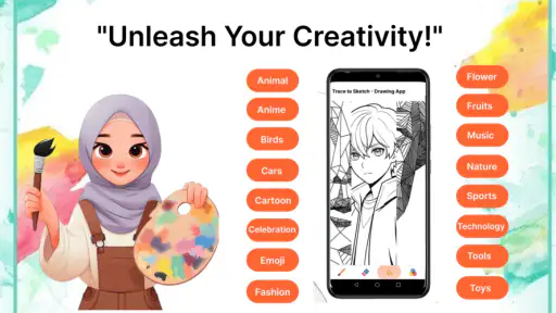 Trace to Sketch - Drawing App screenshot