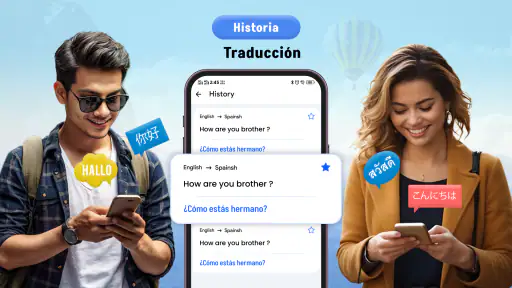 Traductor de idiomas por voz screenshot