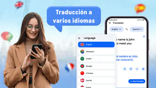 Traductor de idiomas por voz screenshot