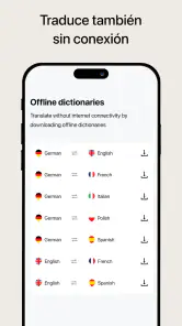 Traductor y diccionario PONS screenshot