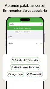 Traductor y diccionario PONS screenshot
