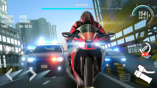 Traffic Bike Rider Rush screenshot