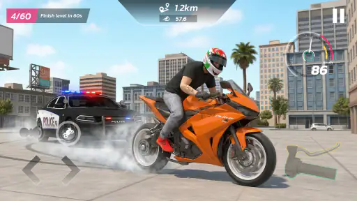 Traffic Moto Rider City screenshot