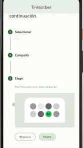 Transcriber para WhatsApp screenshot