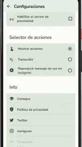 Transcriber para WhatsApp screenshot