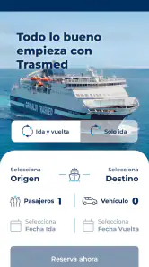 Trasmed: Reserva tu ferry screenshot