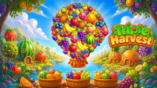 Triple Harvest™: 3D Match Game screenshot