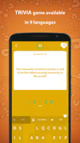 Trivia quiz de historia screenshot