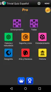 Trivial Quiz Español Preguntas screenshot
