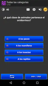 Trivial Quiz Español Preguntas screenshot