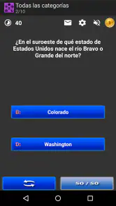 Trivial Quiz Español Preguntas screenshot