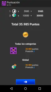 Trivial Quiz Español Preguntas screenshot