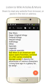 TTSReader Pro - Text To Speech screenshot