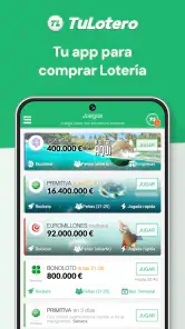 TuLotero compra Lotería online screenshot