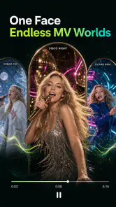 Tuni: AI Music Video Maker screenshot