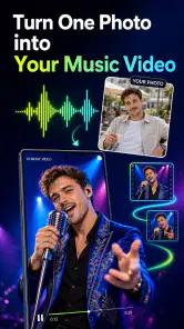 Tuni: AI Music Video Maker screenshot