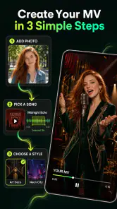 Tuni: AI Music Video Maker screenshot